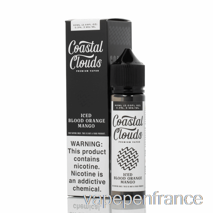 Mangue Orange Sanguine Glacée - Nuages ​​côtiers Co. - Stylo Vape 60 Ml 0 Mg